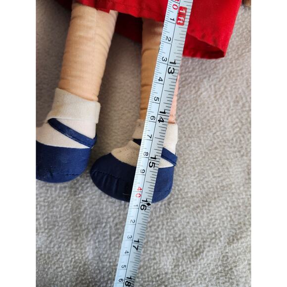 Vintage 1982 Knickerbocker Little Orphan Annie Plush Doll 16” Doggy Hardknock - Picture 7 of 7